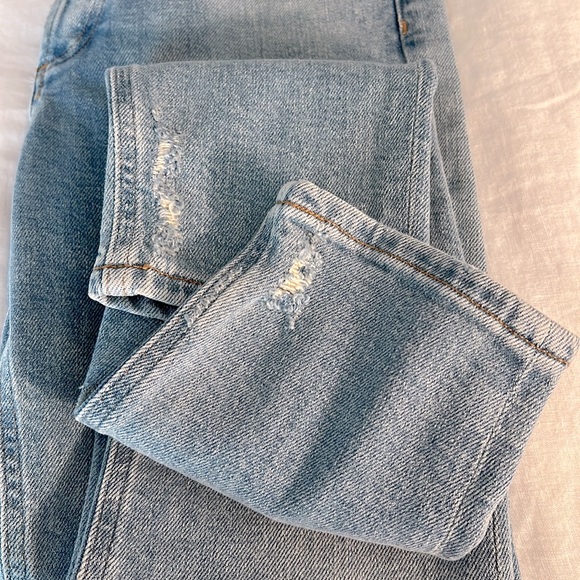 NWT AGOLDE Nico High Rise Slim Fit Denim Jeans in Embark - Picture 5 of 8